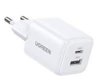 UGREEN Ładowarka sieciowa X514 USB + USB-C GaN 20W biała - 1513579 - zdjęcie 3
